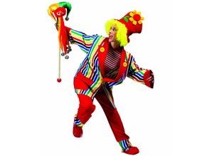 Carnival-costumes:  Clownscostumes for him and her