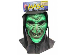 Carnival-accessories: Vynil Mask witch