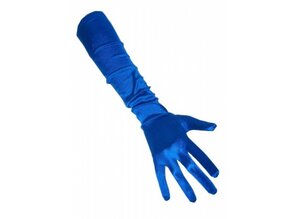Party-accessories: Satin gloves 48 cm