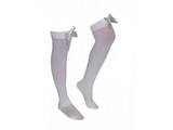 Carnival-accessories:  High stockings white
