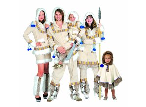 Carnival-family: Eskimo-costumes