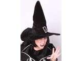 witchhat velvet with buckle