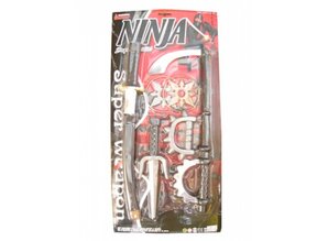 Carnival-accessories: 6-parts Ninja set