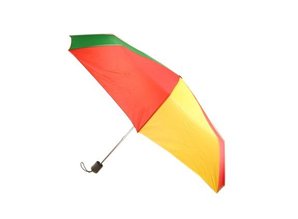 Carnival-accessories: Umbrella red/yellow/green
