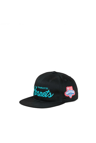 charlotte hornets hat mitchell ness