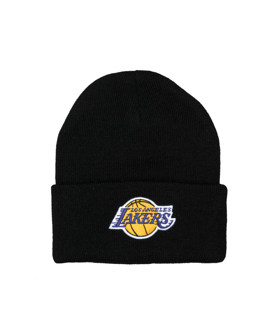 mitchell and ness lakers beanie