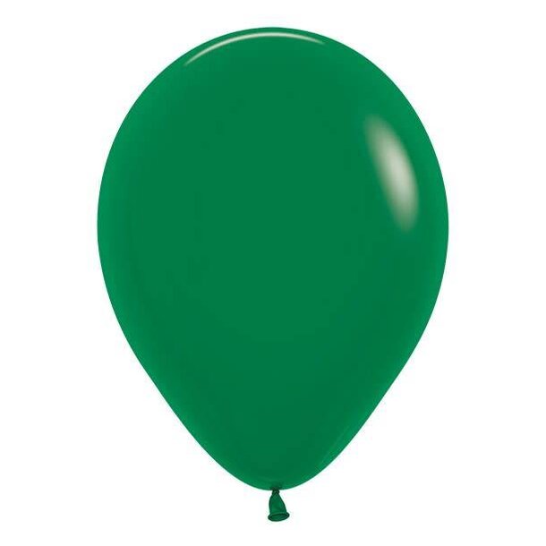Ballon donkergroen per 12