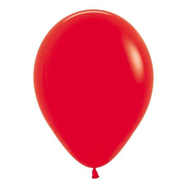 Ballon rood per 12