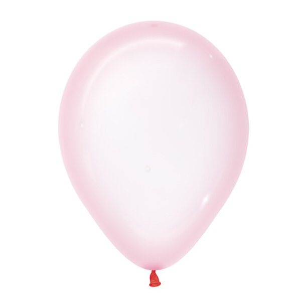 Ballon pastel roos per 12