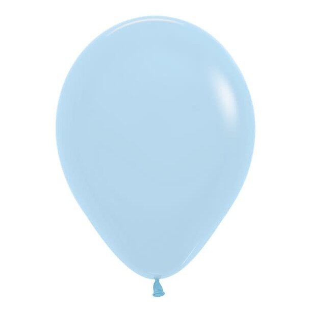 Ballon hemelsblauw per12