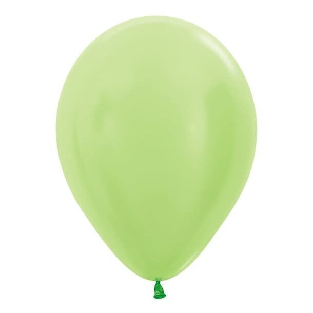 Ballon limoengroen per 12