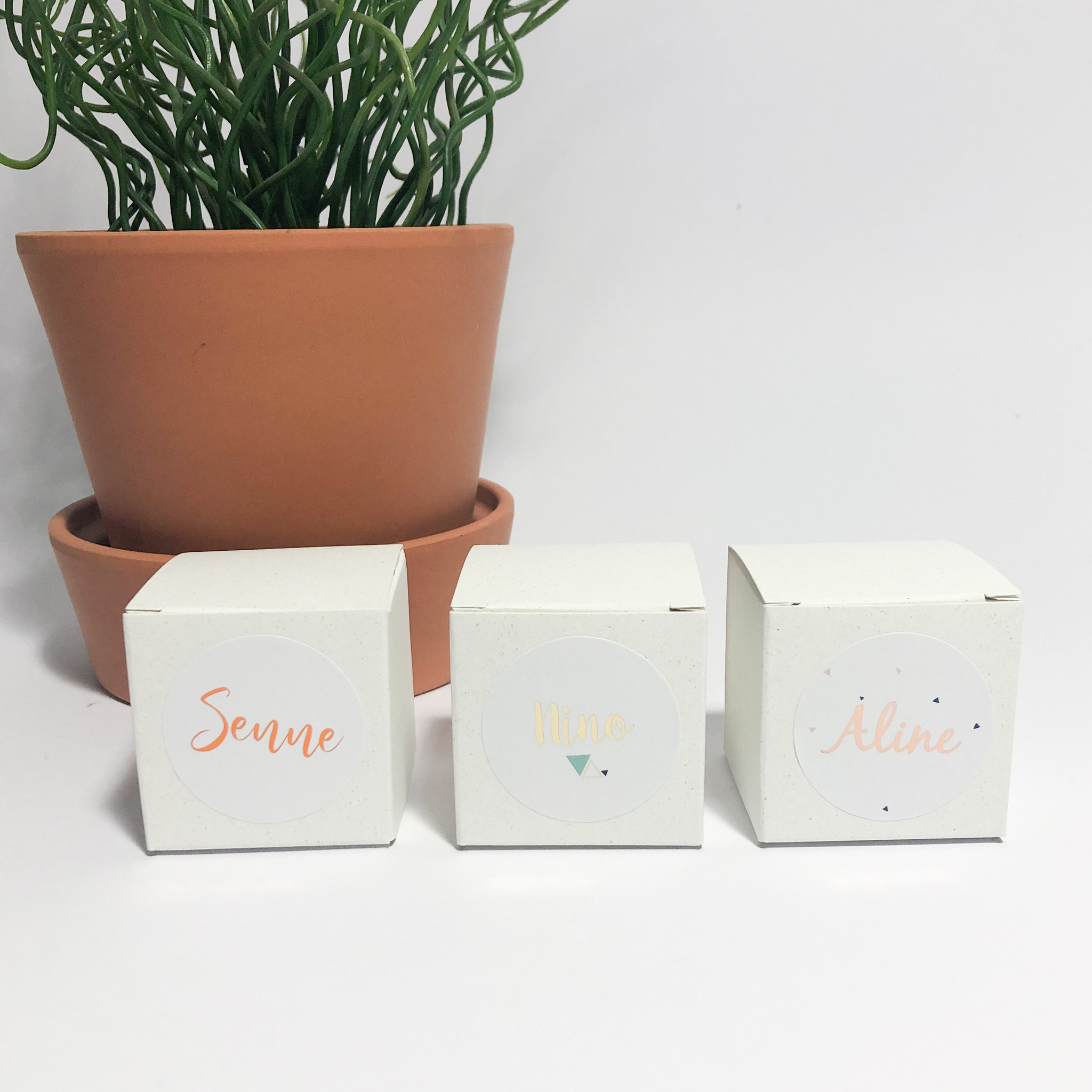 Ronde sticker 4cm met foliedruk FestLab