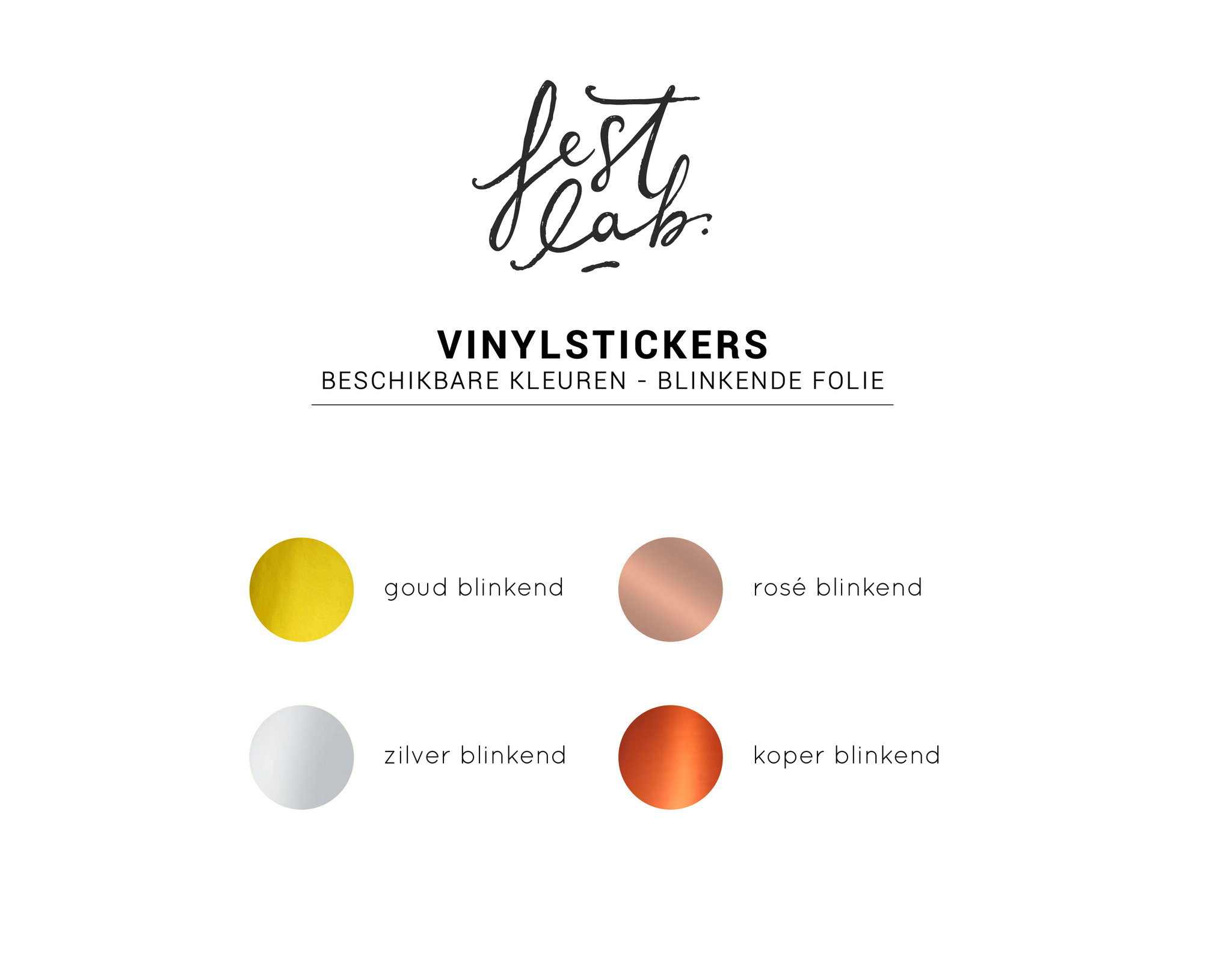 Vinyl sticker • Blinkend