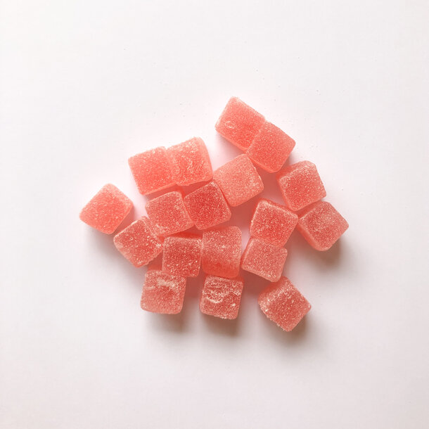 SALE • Snoepblokjes roos
