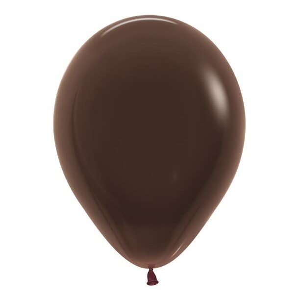 Ballon donkerbruin per 12