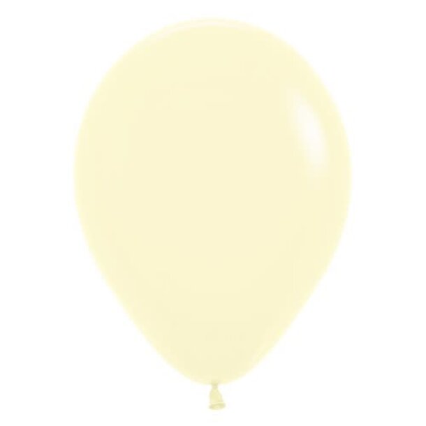 Ballon lichtgeel per 12