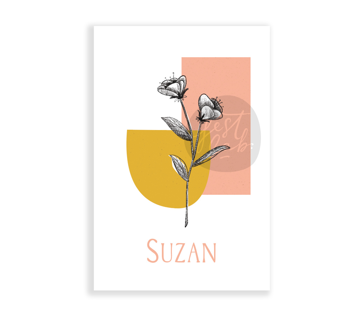 Geboortekaartje Suzan