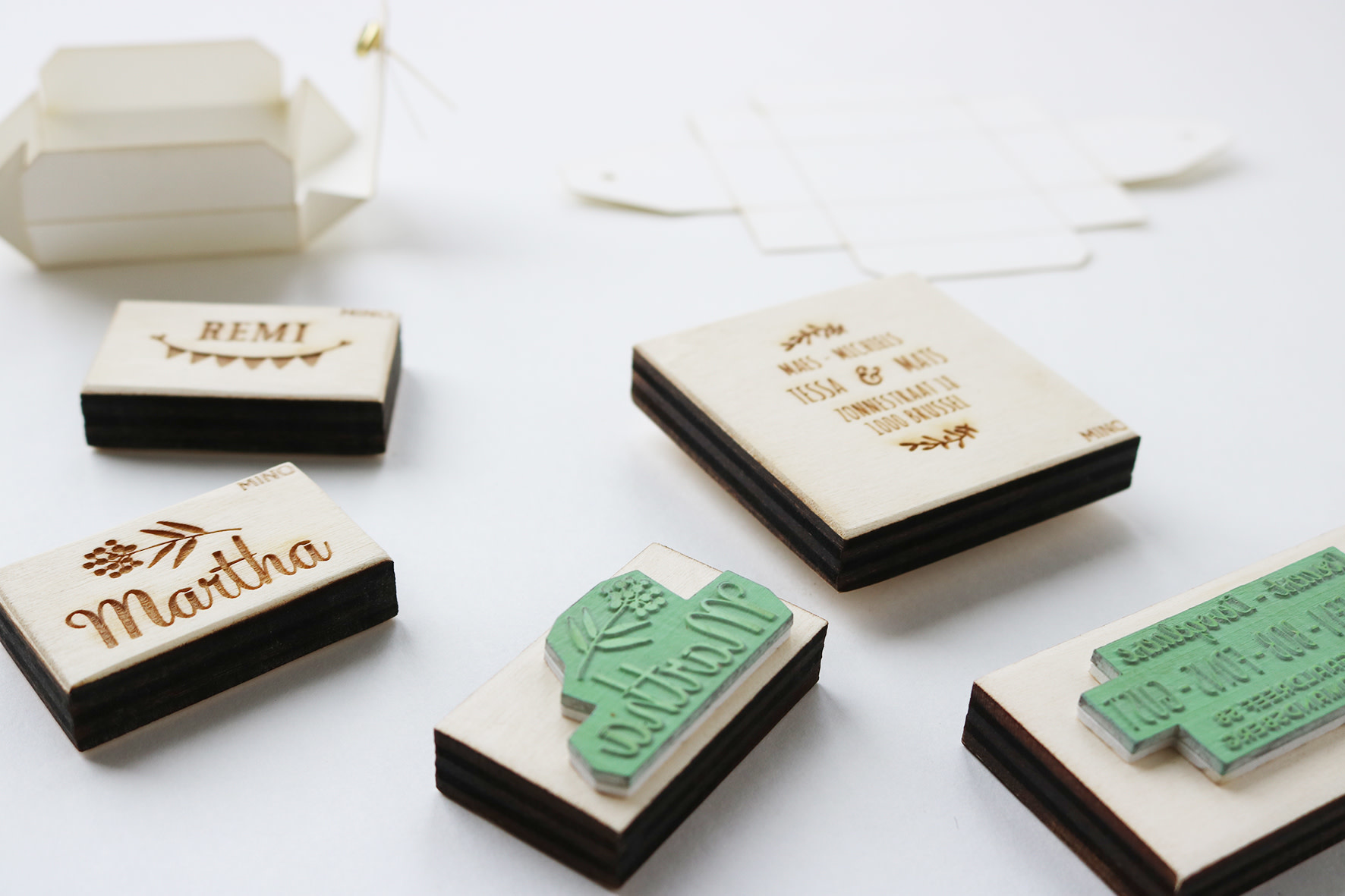 Bedrijfsstempel Met Logo (Laten) Maken ... - Gepersonaliseerde Stempels (rubber, zelfinktend, houten, metalen) - Trodatshop.be thumbnail