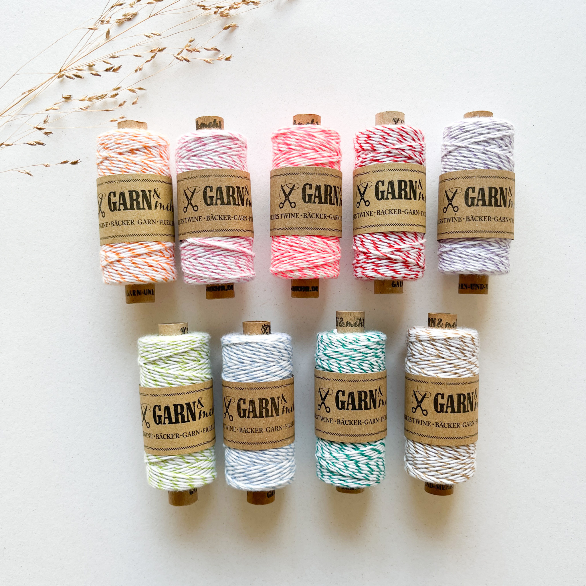 Bakers twine twist is een elegant koord ideaal voor jouw doopsuiker