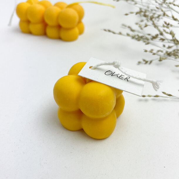 Bubble candle eco • oker SALE