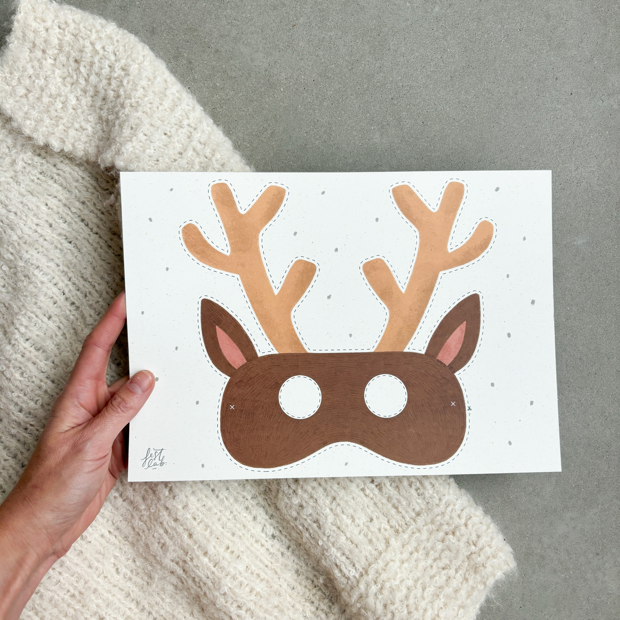 Nieuwjaarsbrief Rendierlief-1