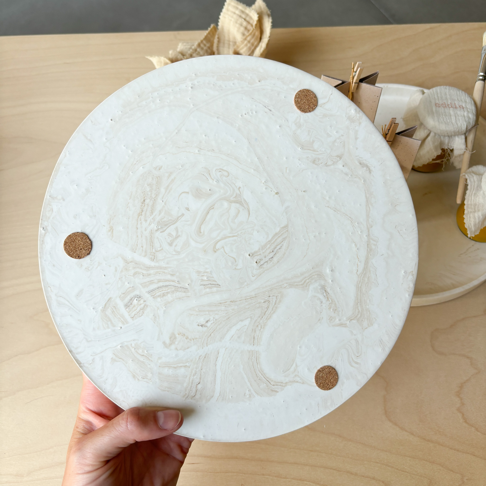 Dienblad oker - klein-3