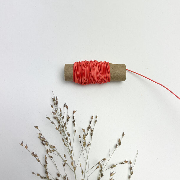 Elastisch koord per meter -1mm roest