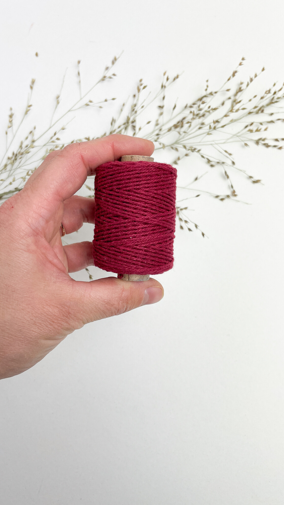 Cotton cord bordeaux-1