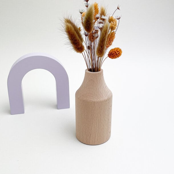 Vaasje hout - S