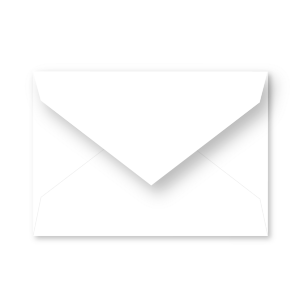 Enveloppe wit - A6 (postkaart)
