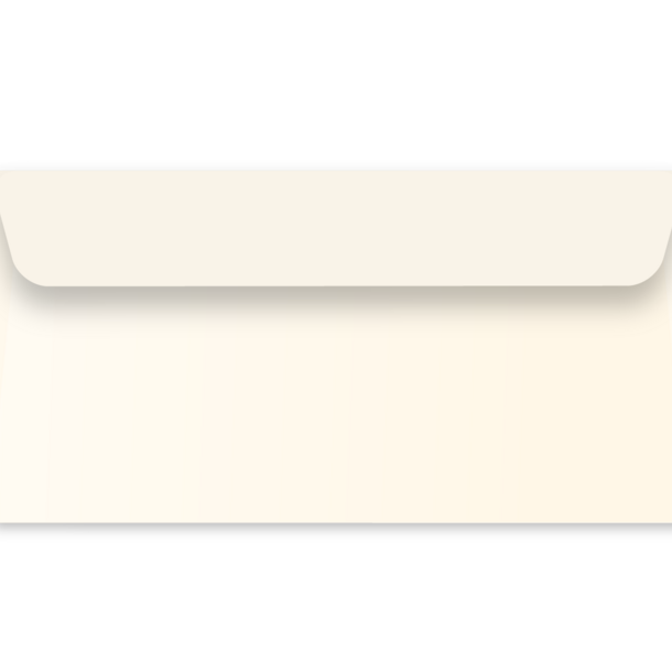 Enveloppe gebroken wit - US