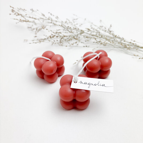 Bubble candle • magnolia