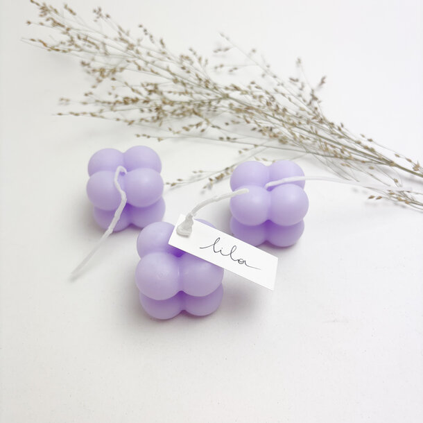 Bubble candle • lila