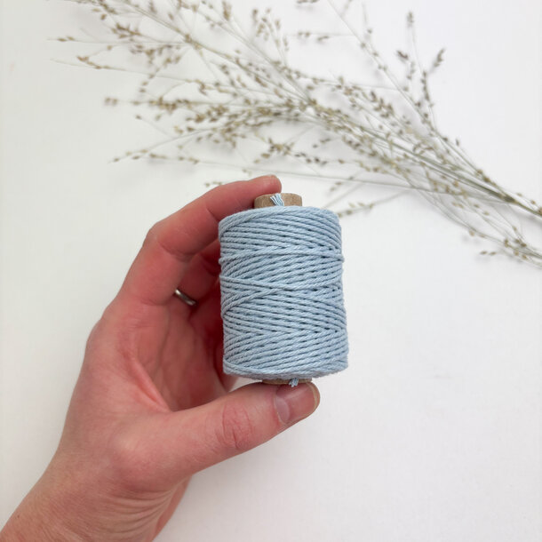 Cotton cord lichtblauw