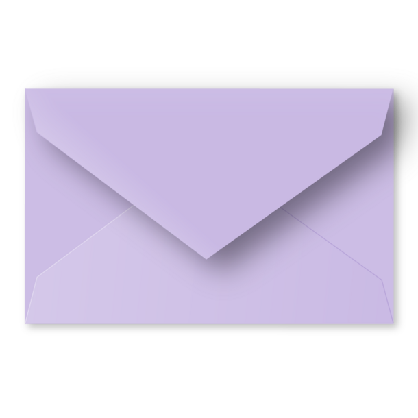 Enveloppe lila - grote postkaart