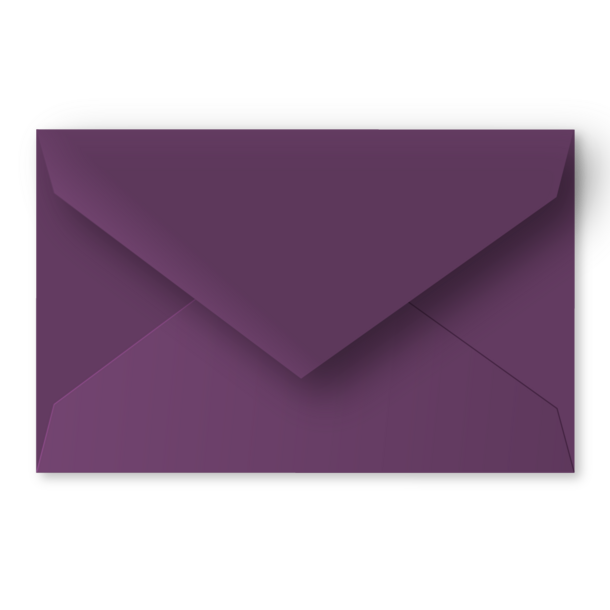 Enveloppe violet - grote postkaart