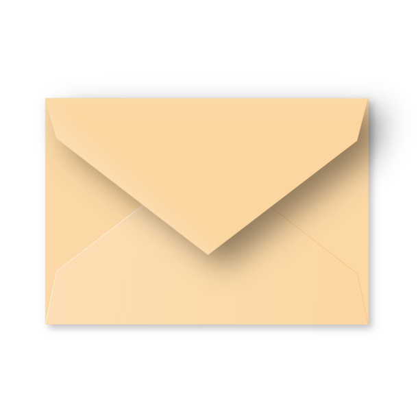 Enveloppe abrikoos - A6 (postkaart)