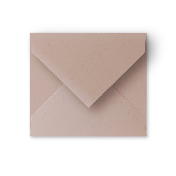 Enveloppe eco amandel - vals vierkant