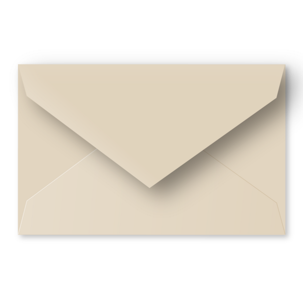 Enveloppe champagne - grote postkaart