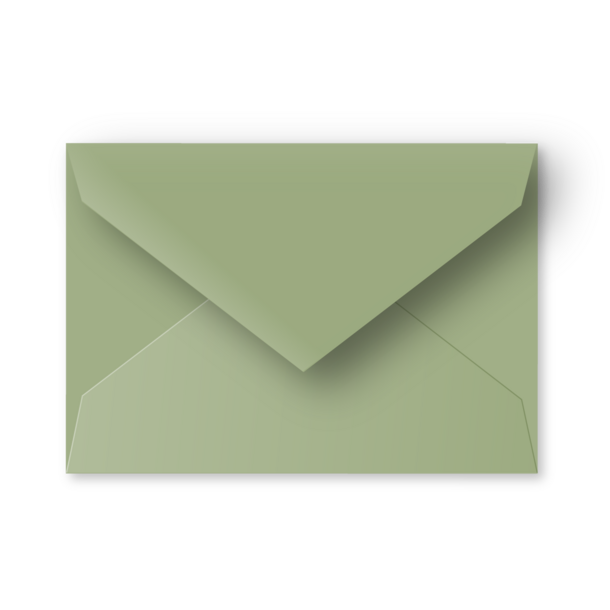 Enveloppe zijdegroen - A6 (postkaart)