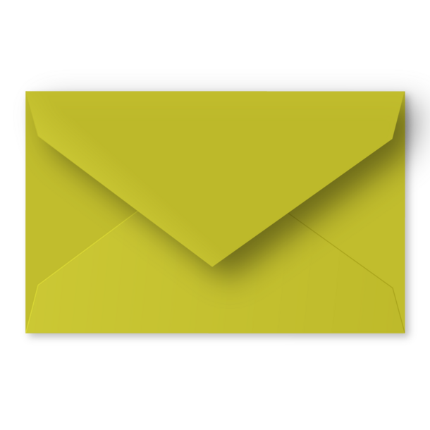 Enveloppe olijfgroen - grote postkaart