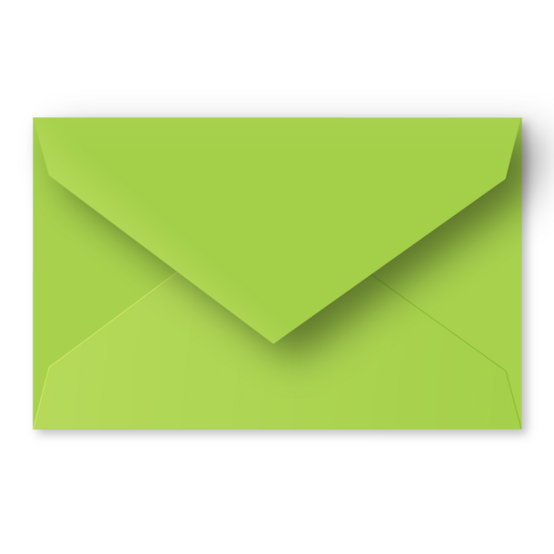 Enveloppe lentegroen - grote postkaart