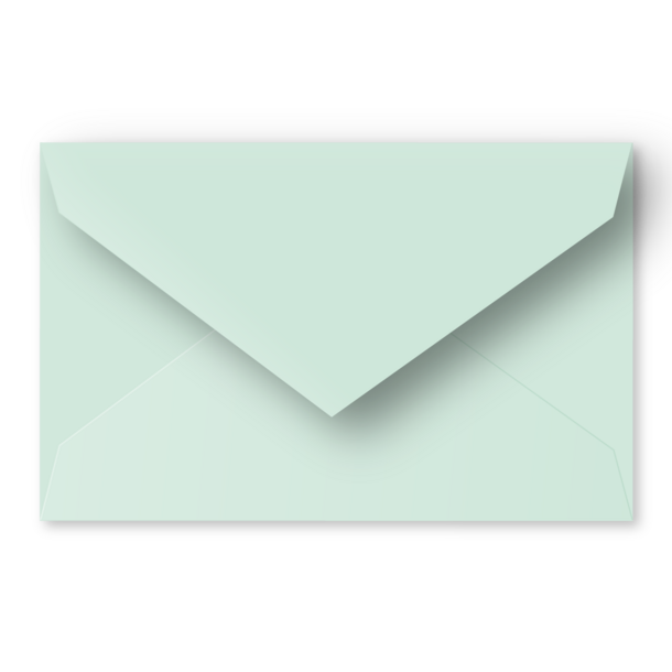 Enveloppe mint - grote postkaart