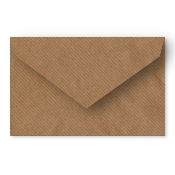 Enveloppe kraft - grote postkaart