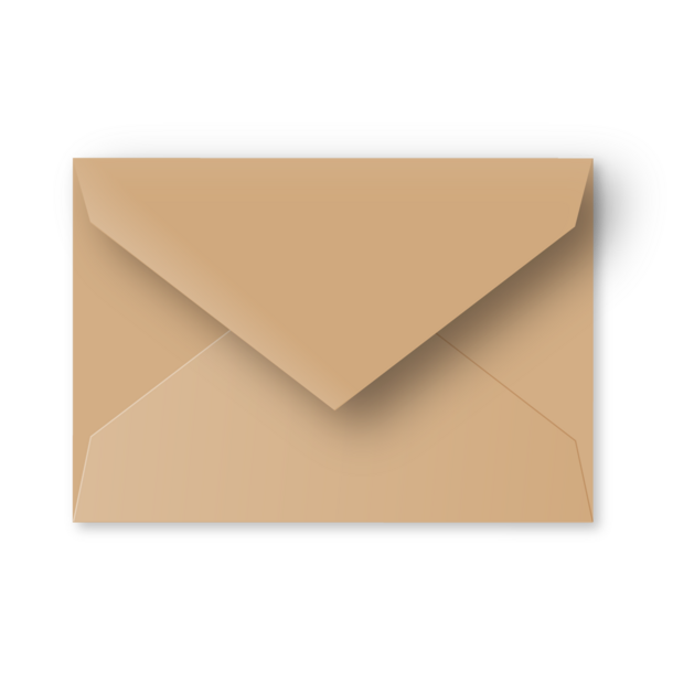 Enveloppe zandbruin - A6 (postkaart)