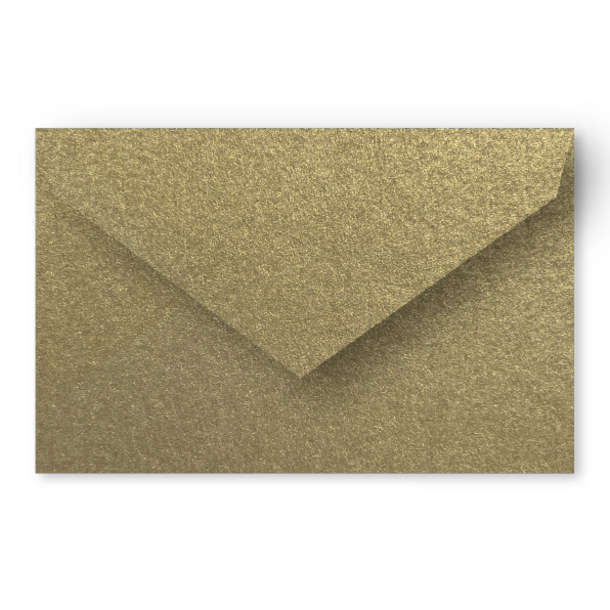Enveloppe goud - grote postkaart