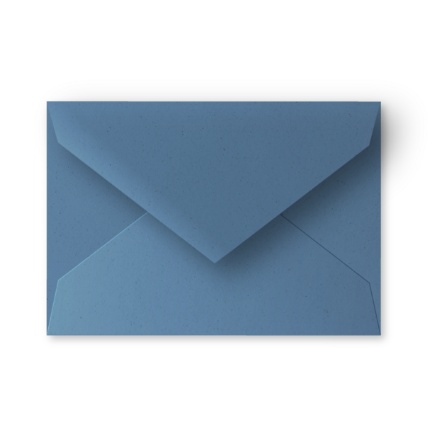 Enveloppe eco blauw - A6 (postkaart)