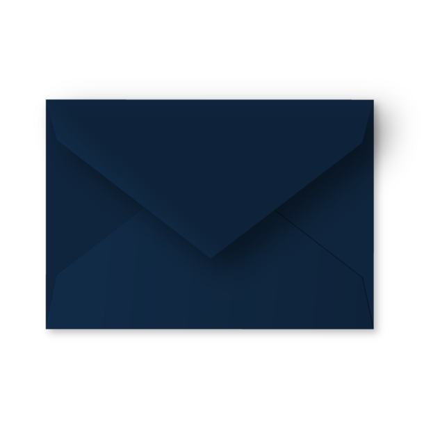 Enveloppe nachtblauw - A6 (postkaart)