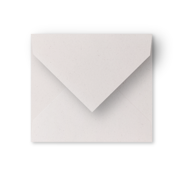 Enveloppe eco vanille - vals vierkant