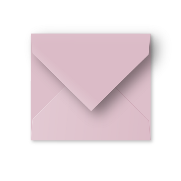 Enveloppe magnolia - vals vierkant